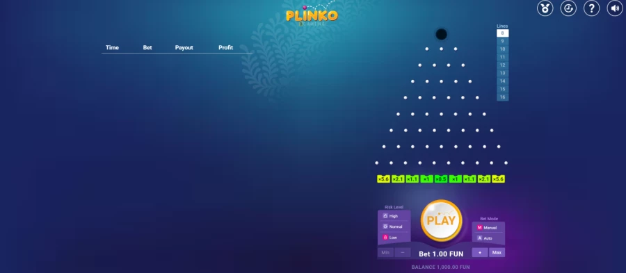 Plinko bonus